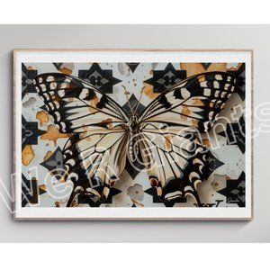 Luxury Butterfly Art Print 17x11 Art Print by Denardai